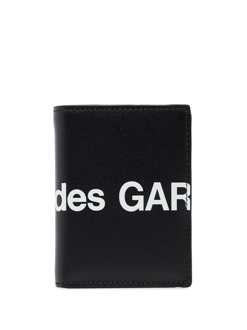 Portafoglio in pelle con logo COMME DES GARÇONS WALLET | SA0641HL1BLACK